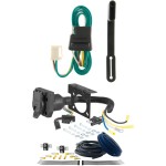 For 2001-2004 Mazda Tribute Trailer Wiring 7 Way Trailer Wiring Plug w/ Bracket Fits Models w/ factory Tow Package Curt