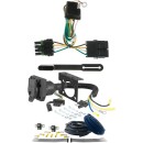 For 1992-1999 GMC Yukon Trailer Wiring 7 Way Trailer Wiring Plug w/ Bracket Fits All Models Curt 