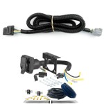 For 2013-2015 Lexus RX350 Trailer Wiring 7 Way Trailer Wiring Plug w/ Bracket Fits Models w/ factory Tow Package Curt