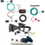 For 2015-2022 Ram ProMaster City Trailer Wiring 7 Way Trailer Wiring Plug w/ Bracket Fits All Models Curt