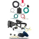 For 2020-2024 Mitsubishi Outlander Sport Trailer Wiring 7 Way Trailer Wiring Plug w/ Bracket Fits All Models Curt 