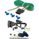 For 1991-1994 Mazda Navajo Trailer Wiring 7 Way Trailer Wiring Plug w/ Bracket Except oversized spare tire Curt 