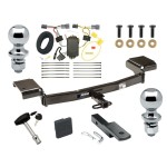 Reese Trailer Tow Hitch For 10-15 Hyundai Tucson Deluxe Package Wiring 2" and 1-7/8" Ball and Lock