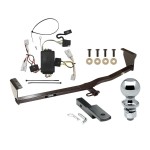 Reese Trailer Tow Hitch For 10-12 Hyundai Santa Fe Complete Package w/ Wiring Draw Bar Kit and 2" Ball