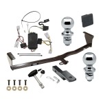 Reese Trailer Tow Hitch For 10-12 Hyundai Santa Fe Deluxe Package Wiring 2" and 1-7/8" Ball and Lock