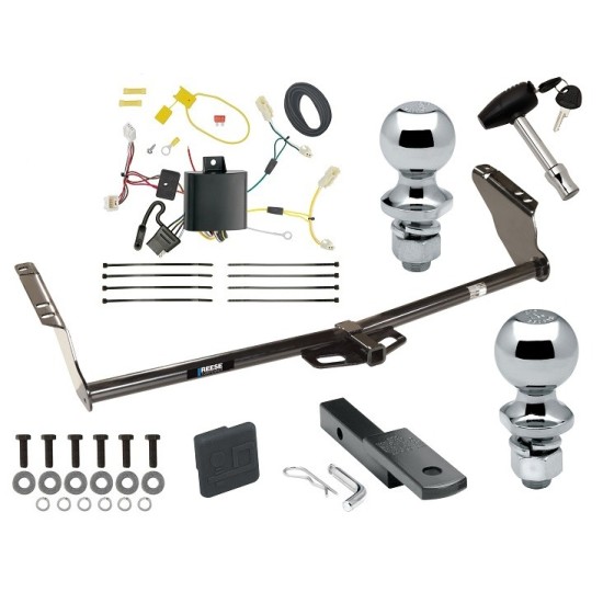 Reese Trailer Tow Hitch For 11-20 Toyota Sienna Deluxe Package Wiring 2" and 1-7/8" Ball and Lock