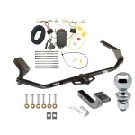 Reese Trailer Tow Hitch For 09-16 Toyota Venza Class 2 Complete Package w/ Wiring Draw Bar Kit and 2" Ball