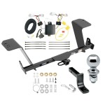 Reese Trailer Tow Hitch For 13-18 Lexus ES350 Except Hybrid Complete Package w/ Wiring Draw Bar Kit and 2" Ball