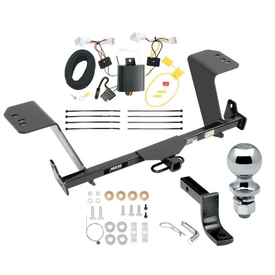 Reese Trailer Tow Hitch For 13-18 Lexus ES350 Except Hybrid Complete Package w/ Wiring Draw Bar Kit and 2" Ball