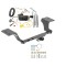 Reese Trailer Tow Hitch For 12-17 Toyota Camry Except Hybrid Class 2 w/ Plug & Play Wiring Kit