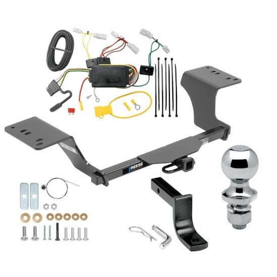 Reese Trailer Tow Hitch For 12-17 Toyota Camry Except Hybrid Class 2 Complete Package w/ Wiring Draw Bar and 1-7/8" Ball