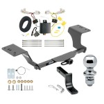 Reese Trailer Tow Hitch For 13-18 Toyota Avalon Class 2 Complete Package w/ Wiring Draw Bar and 1-7/8" Ball