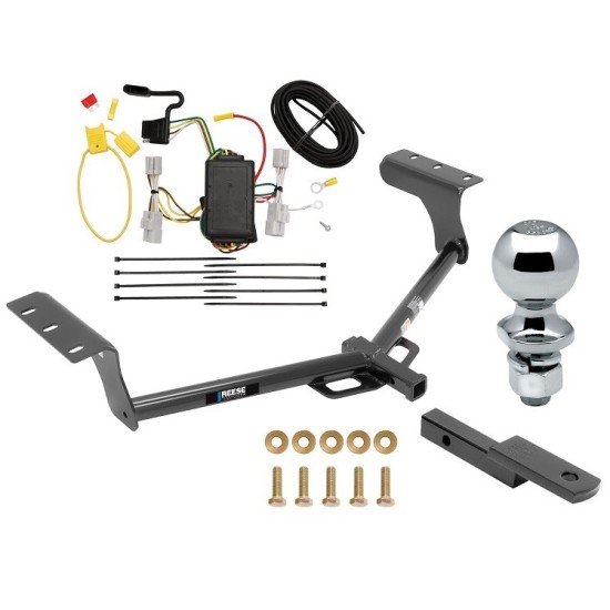 Reese Trailer Tow Hitch For 06-12 Toyota RAV4 All Styles Complete Package w/ Wiring Draw Bar and 2" Ball