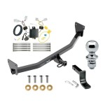 Reese Trailer Tow Hitch For 17-24 KIA Niro Except Plug-In-Hybrid Complete Package w/ Wiring Draw Bar and 1-7/8" Ball