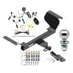 Reese Trailer Tow Hitch For 18-24 GMC Terrain Except Diesel Complete Package w/ Wiring Draw Bar and 2" Ball