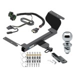 Trailer Tow Hitch For 18-23 Chevrolet Equinox GMC Terrain Except Diesel Complete Package w/ Wiring Draw Bar and 2" Ball