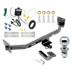 Reese Trailer Tow Hitch For 14-17 KIA Rondo Canada Only Complete Package w/ Wiring Draw Bar Kit and 2" Ball