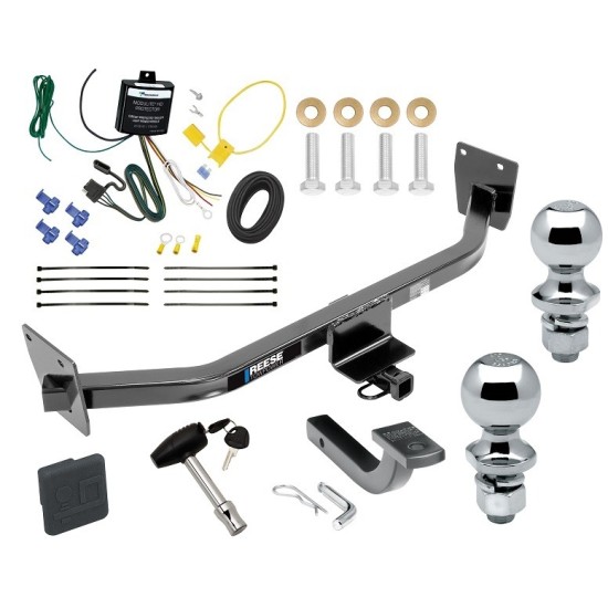 Reese Trailer Tow Hitch For 14-17 KIA Rondo Canada Only Deluxe Package Wiring 2" and 1-7/8" Ball and Lock