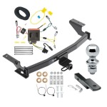 Reese Trailer Tow Hitch For 13-16 Mazda CX-5 Complete Package w/ Wiring Draw Bar and 1-7/8" Ball