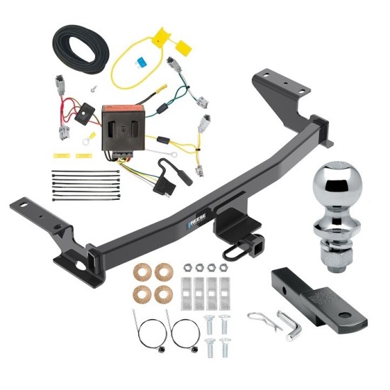 Reese Trailer Tow Hitch For 13-16 Mazda CX-5 Complete Package w/ Wiring Draw Bar and 1-7/8" Ball