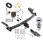 Reese Trailer Tow Hitch For 13-16 Mazda CX-5 Complete Package w/ Wiring Draw Bar and 2" Ball