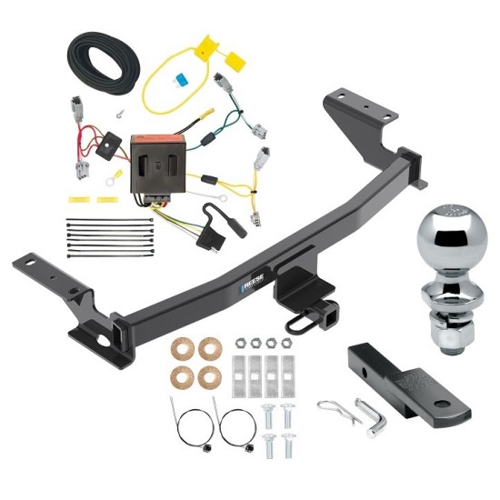 Reese Trailer Tow Hitch For 13-16 Mazda CX-5 Complete Package w/ Wiring Draw Bar and 2" Ball