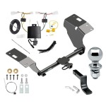 Reese Trailer Tow Hitch For 19-22 Toyota Avalon Complete Package w/ Wiring Draw Bar and 2" Ball