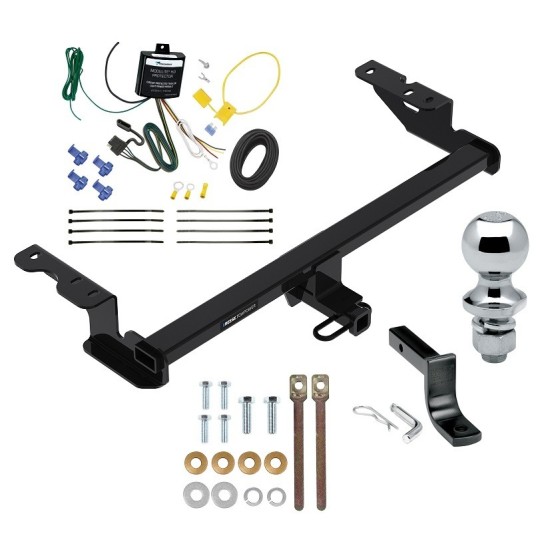 Reese Trailer Tow Hitch For 18-22 Ford EcoSport Complete Package w/ Wiring Draw Bar and 1-7/8" Ball