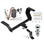 Reese Trailer Tow Hitch For 19-25 Subaru Forester Complete Package w/ Wiring Draw Bar and 1-7/8" Ball