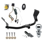 Reese Trailer Tow Hitch For 19-24 Acura RDX Without +12V Power Provision Complete Package w/ Wiring Draw Bar and 2" Ball