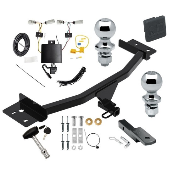 Reese Trailer Tow Hitch For 20-24 Lincoln Aviator Deluxe Package Wiring 2" and 1-7/8" Ball and Lock