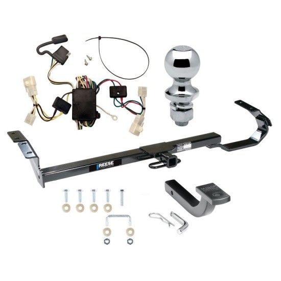 Reese Trailer Tow Hitch For 02-06 Toyota Camry 4 Dr. Sedan Complete Package w/ Wiring Draw Bar and 1-7/8" Ball