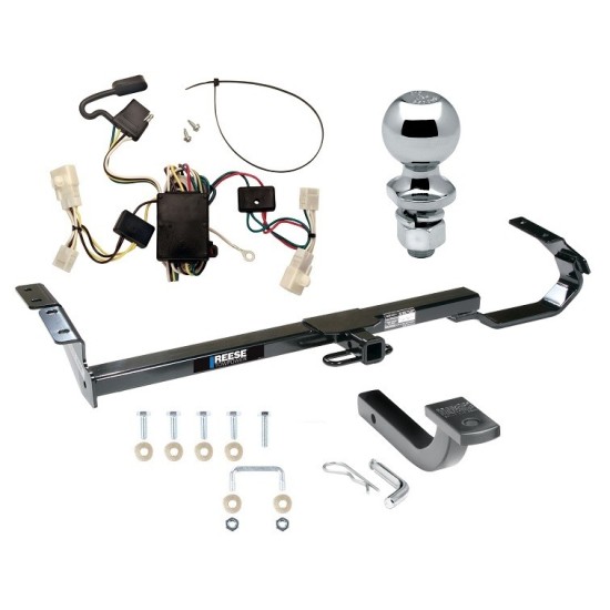 Reese Trailer Tow Hitch For 02-06 Toyota Camry 4 Dr. Sedan Complete Package w/ Wiring Draw Bar Kit and 2" Ball