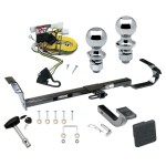 Reese Trailer Tow Hitch For 97-01 Toyota Camry 4 Dr. Sedan Deluxe Package Wiring 2" and 1-7/8" Ball and Lock