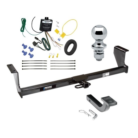 Reese Trailer Tow Hitch For 01-09 Volvo S60 01-07 V70 03-07 XC70 Complete Package w/ Wiring Draw Bar and 1-7/8" Ball