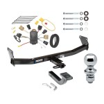 Reese Trailer Tow Hitch For 07-10 Jeep Compass 07 Patriot Complete Package w/ Wiring Draw Bar and 1-7/8" Ball