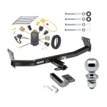 Reese Trailer Tow Hitch For 07-10 Jeep Compass 07 Patriot Complete Package w/ Wiring Draw Bar Kit and 2" Ball