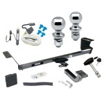 Reese Trailer Tow Hitch For 13-14 Volkswagen Routan Canada Only Deluxe Package Wiring 2" and 1-7/8" Ball and Lock