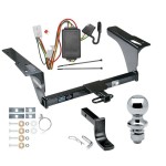 Reese Trailer Tow Hitch For 10-19 Subaru Outback Wagon Except Sport Complete Package w/ Wiring Draw Bar and 1-7/8" Ball