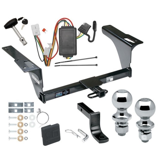Reese Trailer Tow Hitch For 10-19 Subaru Outback Wagon Except Sport Deluxe Package Wiring 2" and 1-7/8" Ball and Lock