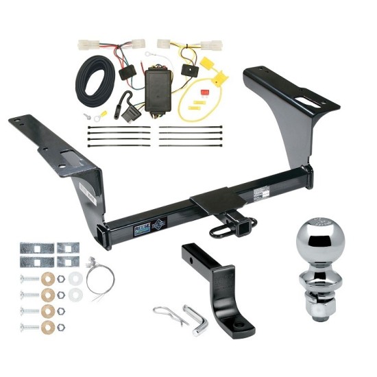Reese Trailer Tow Hitch For 10-14 Subaru Legacy Sedan Complete Package w/ Wiring Draw Bar Kit and 2" Ball