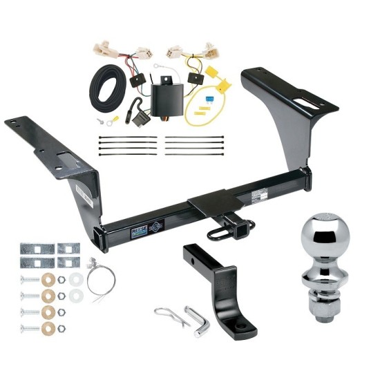 Reese Trailer Tow Hitch For 15-19 Subaru Legacy Sedan Complete Package w/ Wiring Draw Bar and 1-7/8" Ball