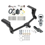 Reese Trailer Tow Hitch For 18-24 Subaru Impreza 5 Dr. Wagon Except WRX STi & w/Quad Exhaust Outlets Complete Package w/ Wiring Draw Bar and 1-7/8" Ball