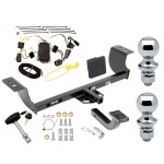 Reese Trailer Tow Hitch For 05-08 Dodge Magnum Deluxe Package Wiring 2" and 1-7/8" Ball and Lock