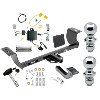 Reese Trailer Tow Hitch For 15-23 Dodge Challenger Deluxe Package Wiring 2" and 1-7/8" Ball and Lock