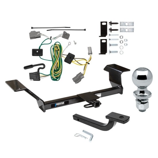 Reese Trailer Tow Hitch For 06-09 Buick Lucerne Except Super & Special Edition Complete Package w/ Wiring Draw Bar Kit and 2" Ball