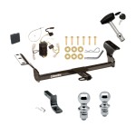 Reese Trailer Tow Hitch For 03-08 Toyota Matrix Deluxe Package Wiring 2" and 1-7/8" Ball and Lock