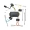 Reese Trailer Tow Hitch For 03-08 Pontiac Vibe Complete Package w/ Wiring Draw Bar and 1-7/8" Ball