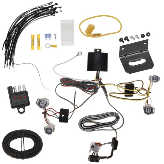 Trailer Wiring and Bracket w/ Light Tester For 22-24 Toyota Corolla Cross w/LED Taillights