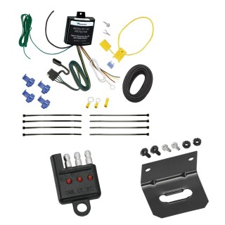 Trailer Wiring and Bracket w/ Light Tester For 15-18 Chrysler 200 4 Dr. Sedan